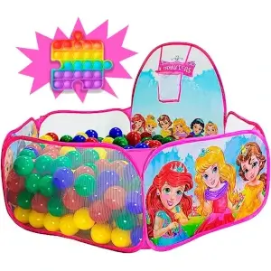 6 - Piscina de Bolinha com Cesta de Basquete - Presente Genial